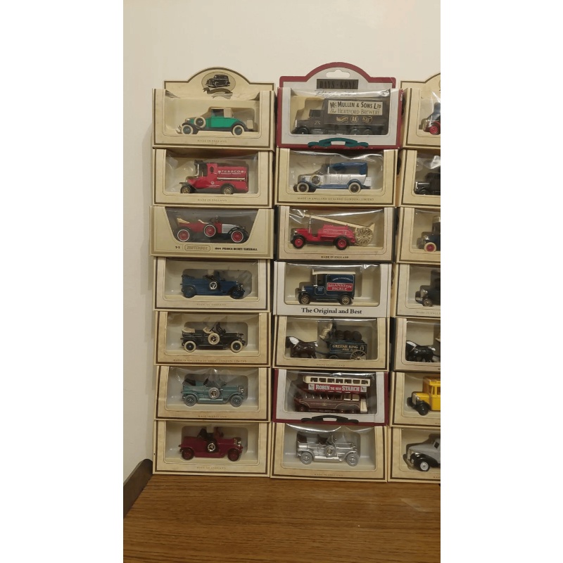 Lledo Days Gone Diecast Job Lot Bundle of 28 Trucks Cars Vans Trade Box Models